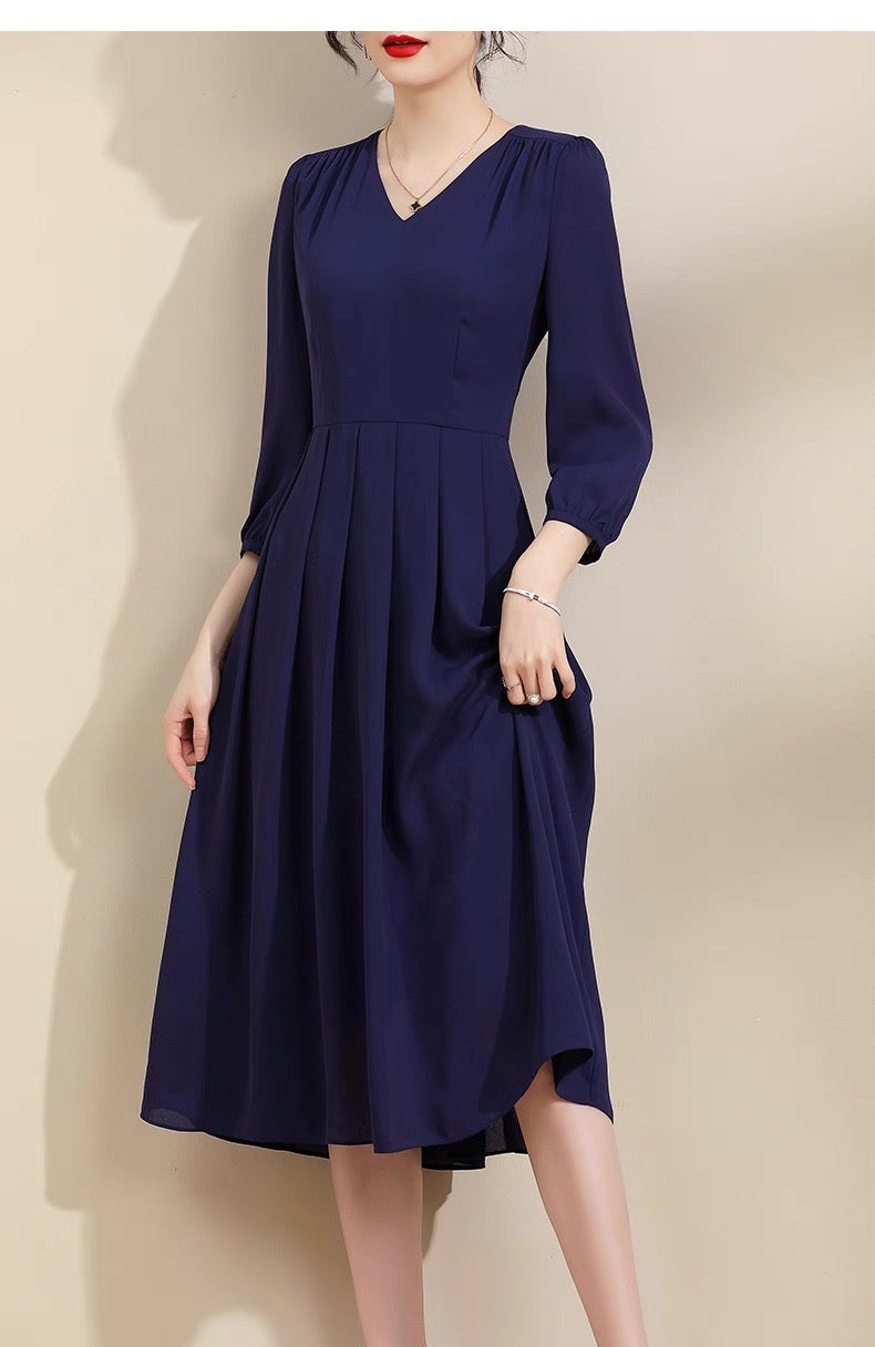 エレガンス Vネックワンピース