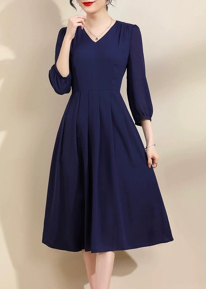 エレガンス Vネックワンピース