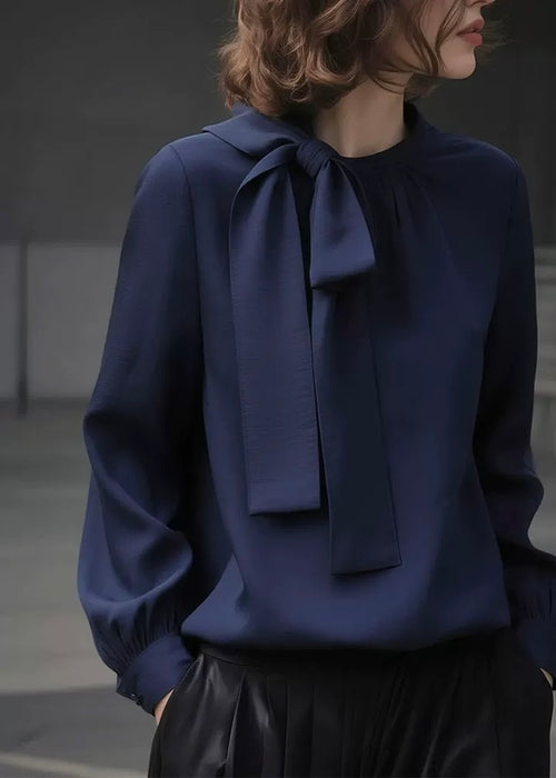 エレガントボウタイブラウス