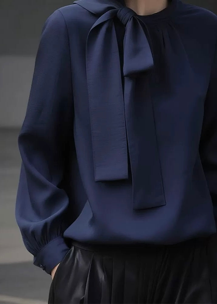 エレガントボウタイブラウス