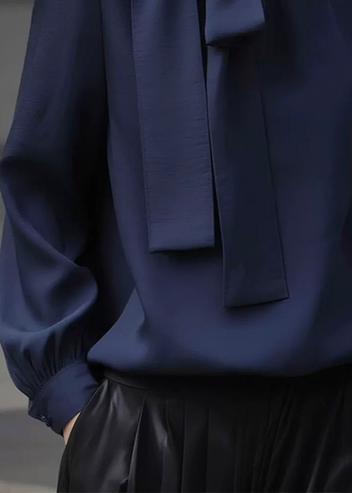 エレガントボウタイブラウス